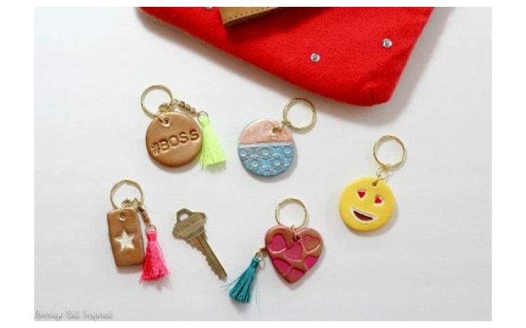 Air Dry Clay Keychains